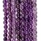 The Bead Chest 4mm Round Amethyst Beads Full Strand: Natural Purple Gemstones for Jewelry Making and DIY Crafts
